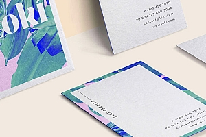 LOKI时尚名片版式设计欣赏