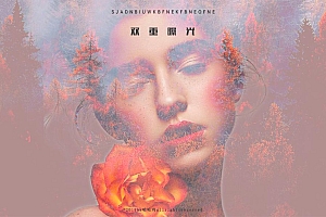 Photoshop合成人像二次曝光效果的创意图片教程