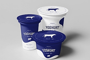 英国yogurt86设计工作室酸奶包装设计