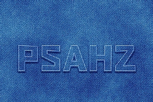 布艺文字,PS制作牛仔纹理效果的文字设计教程
