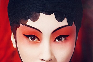 Photoshop给京剧演员人物照片美白修复教程