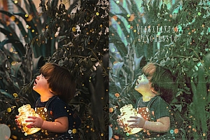 使用Photoshop调出复古风格的儿童人像照片调色教程