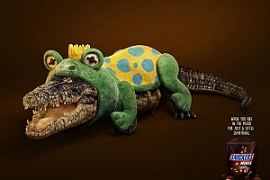 snickers士力架迷你装系列创意平面广告