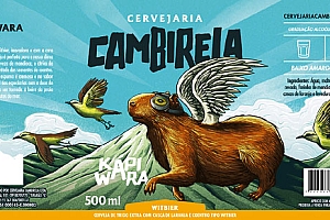 巴西Cambirela啤酒标签包装设计