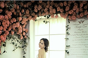 室内清新婚纱照片后期Photoshop调色美化处理