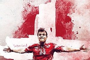 ESPN 2016欧锦赛系列插画海报设计