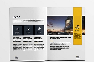 业务介绍画册模版设计案例