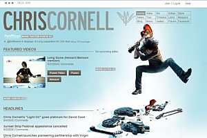 乐队和歌星网站设计欣赏