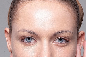 快速PS磨皮方法,学习PS给欧美女性头像超质感磨皮教程