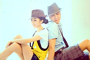 PS给情侣照片虚化背景及色彩提亮处理教程