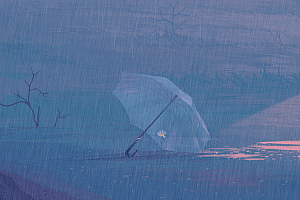 下雨动画,PS制作逼真的下雨GIF动画图片教程