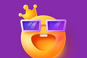 使用Photoshop图层样式制作可爱的表情图标设计教程