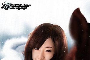 用Photoshop鼠绘唯美可爱的雪中美女图片