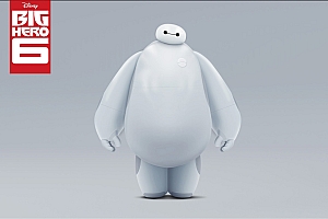 Photoshop鼠绘绘制立体萌呆的电影人物大白