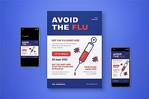 流感疫苗海报