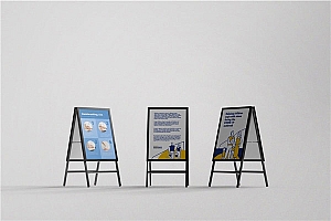 广告架样机模型
