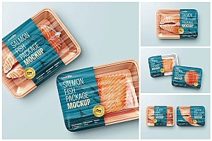 三文鱼生鲜包装样机