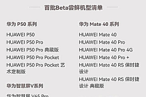 鸿蒙2.0版本升级尝鲜通道开启,华为已经摊牌了