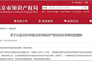爱芯元智荣获2022北京市知识产权试点单位认定