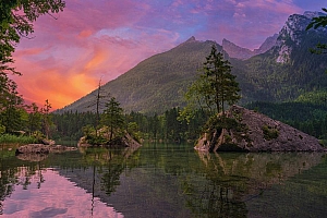 美丽的湖泊自然风景高清壁纸