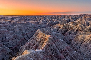 日落山脉自然风景桌面壁纸