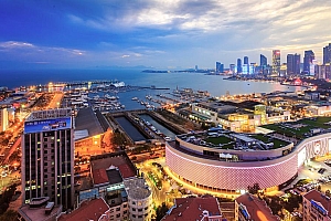 美丽的青岛城市建筑高清壁纸