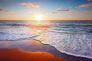 高清大海海滩唯美图片电脑桌面壁纸