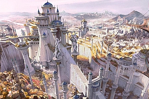 宏伟的欧式城堡高清桌面壁纸