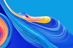 科技创意蓝色背景电脑桌面壁纸