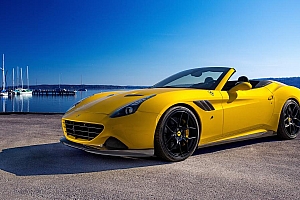 法拉利California黄色跑车高清壁纸