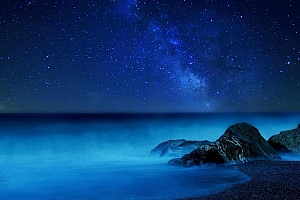 银河系星空桌面壁纸