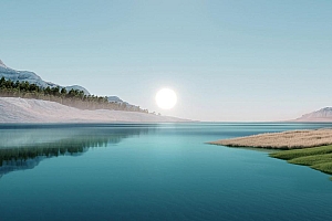 微软win11山水自然风景壁纸