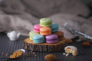 网红甜点马卡龙图片壁纸下载