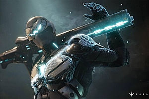 全身铠甲的游戏人物壁纸图片