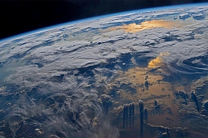 太空视觉下的地球壁纸图片