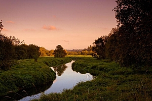 美丽的溪流风景桌面壁纸