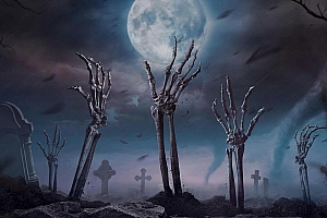 月夜有点恐怖的图片高清电脑壁纸