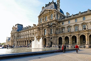 法国巴黎卢浮宫高清图片建筑壁纸