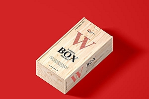 免费高级木箱样机