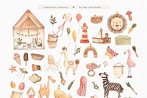 波西米亚风水彩玩具