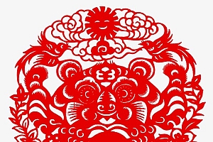 虎年剪纸
