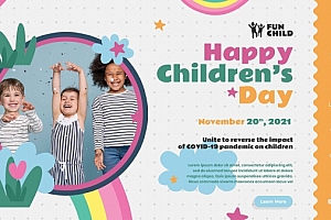 儿童节广告海报