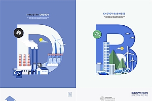 环保新能源插画