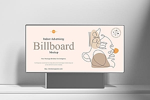 免费室内广告牌样机