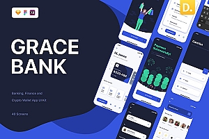 银行应用APP模板