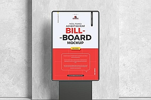 金属框架广告牌样机