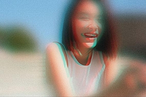 朦胧效果照片模板