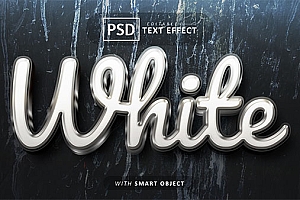 银灰色金属立体字