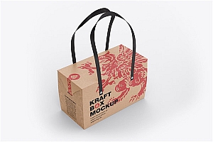 牛皮纸盒子样机