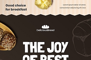 烘焙面包海报
